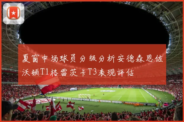 夏窗中场球员分级分析安德森恩佐沃顿T1格雷茨卡T3表现评估